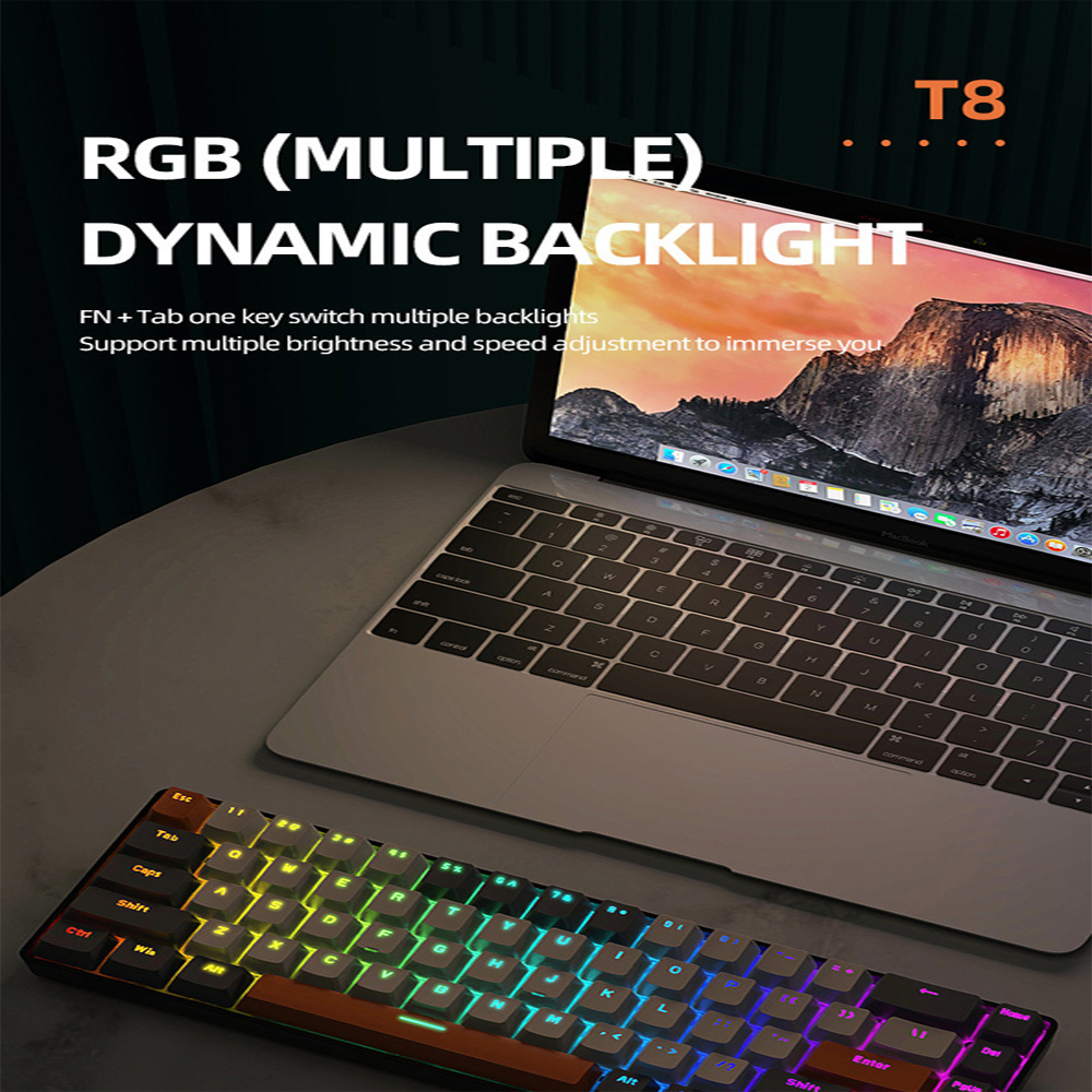 profession wired 60% game computer desktop oem rgb mini custom teclado laptop keycaps gaming wireless mechanical keyboard