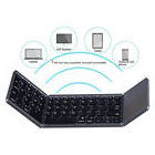 foldable slim portable mini bluetooth triple folding foldable mini bt wireless keyboard with mouse touchpad for xiaomi tv box