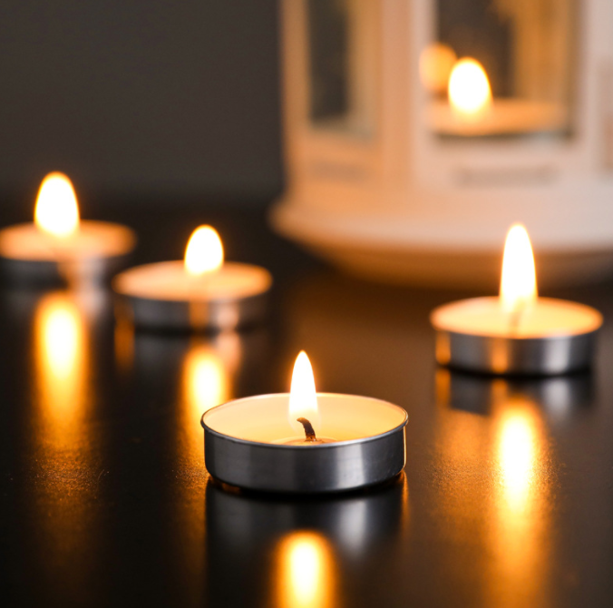 Bulk Circle Tealight Container Smokeless Wax Home Decoration tealight candle soy wax luxury scented candle for holiday