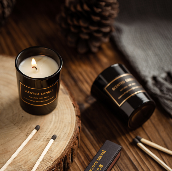 Private label Solid Aromatherapy Wax Soy Candle Natural Long Lasting Fragrance Christmas Valentine Gift Scented Candle With Box