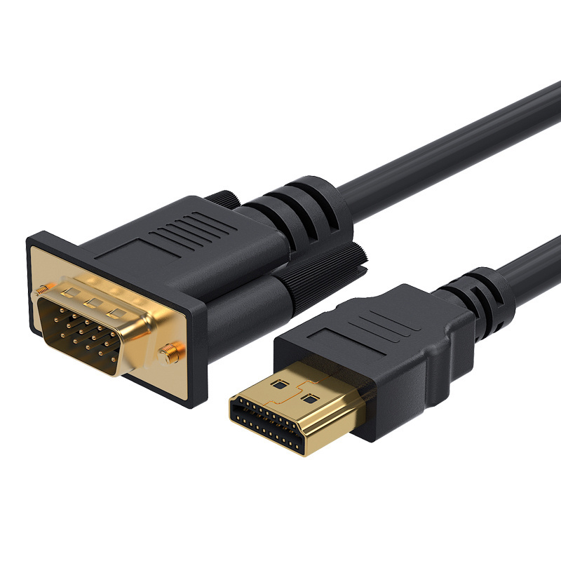 Custom Hdmi To VGA  And VGA To HDMI Support Computer Monitor Projector HD Audio Video Data Cable