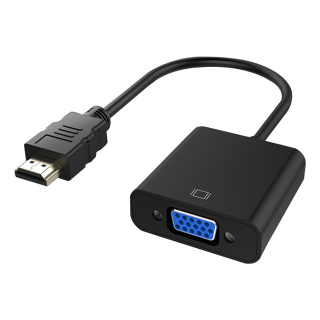 1080P 60Hz HDMI to VGA Converter Adapter Cable 4K with Audio for Different Market HDMI VGA Adapter