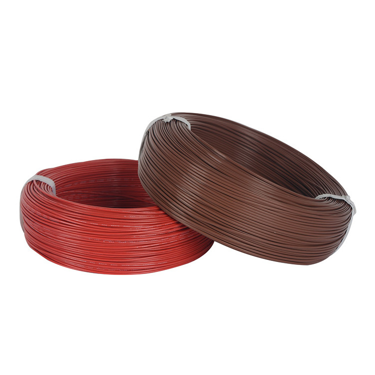 China manufacturer electrical wire Soft FEP Insulation Tinned copper 0.2mm 0.3mm 0.5mm 0.75mm fep solid core copper wire