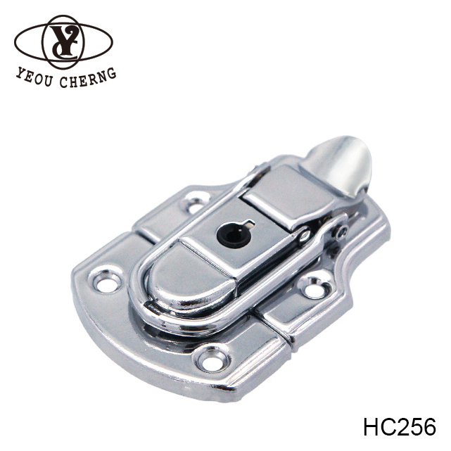 manufacturer direct HC256 plated zinc paddle latch lock hardware for customized variety trunk case cheap price precision locks