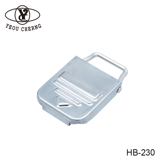 Good quality Nickel plated metal latches lock click assembly HB-230  customized for toolbox case below molding plastic tool case