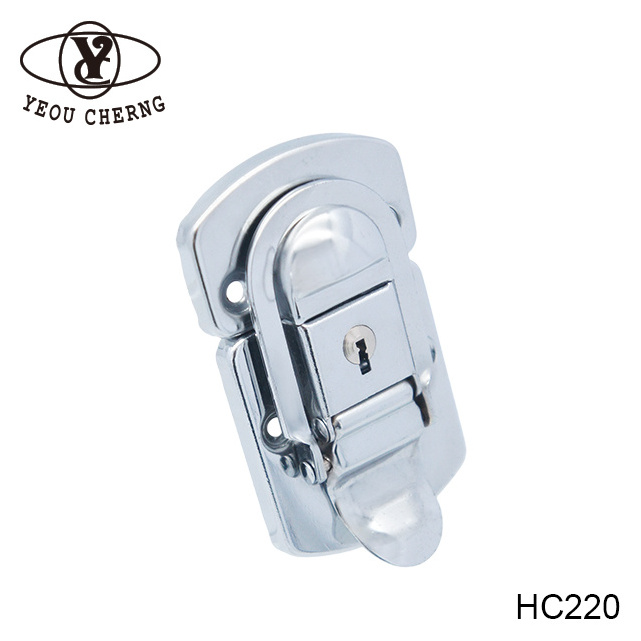 Crate case locks with HC220 galvanized silver metal latch catches lock hardware safety high-grade security & protection durable