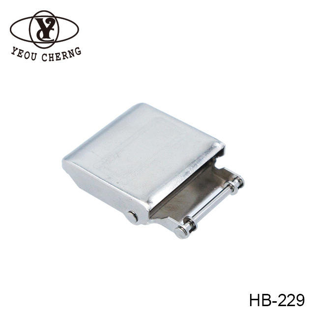 HB-229 plated nickel bright metal case hinge latch for wooden jewelry box lock hardware high-end new design factory directly