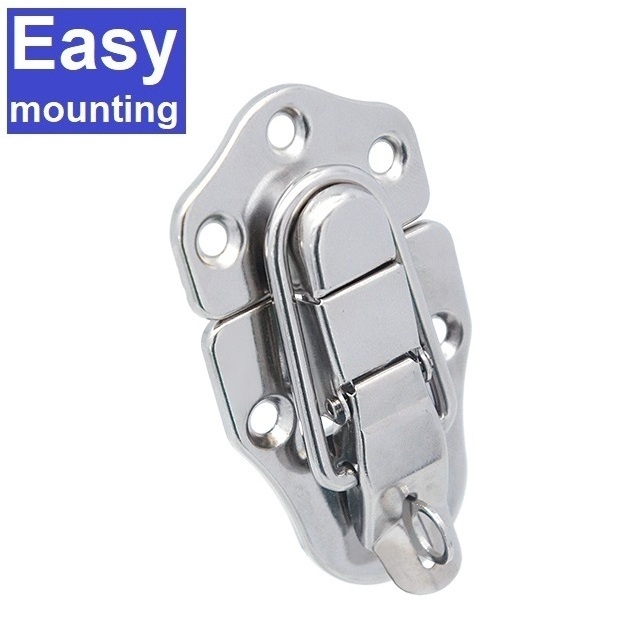 Excellent HC302 shiny surface hardware clasp case locks for electronic case