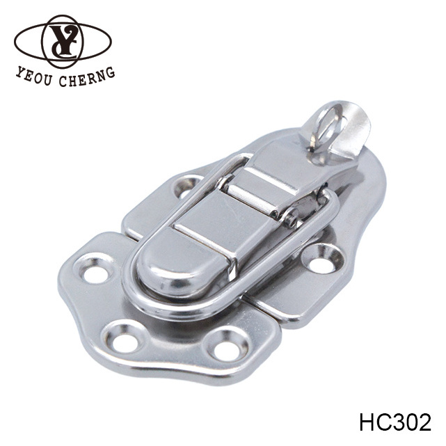 HC303  Key hole type  rotary toggle toolbox padlock latch lock for furniture case draw bolt catch tool box lock latch