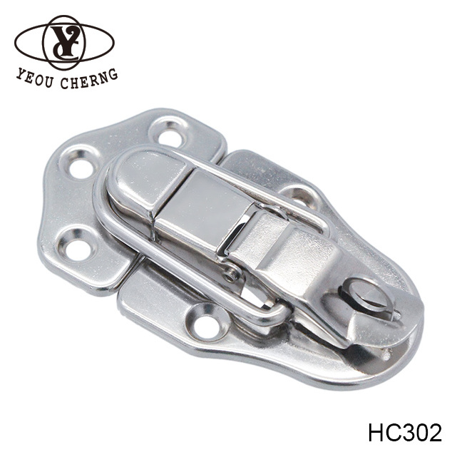 HC303  Key hole type  rotary toggle toolbox padlock latch lock for furniture case draw bolt catch tool box lock latch