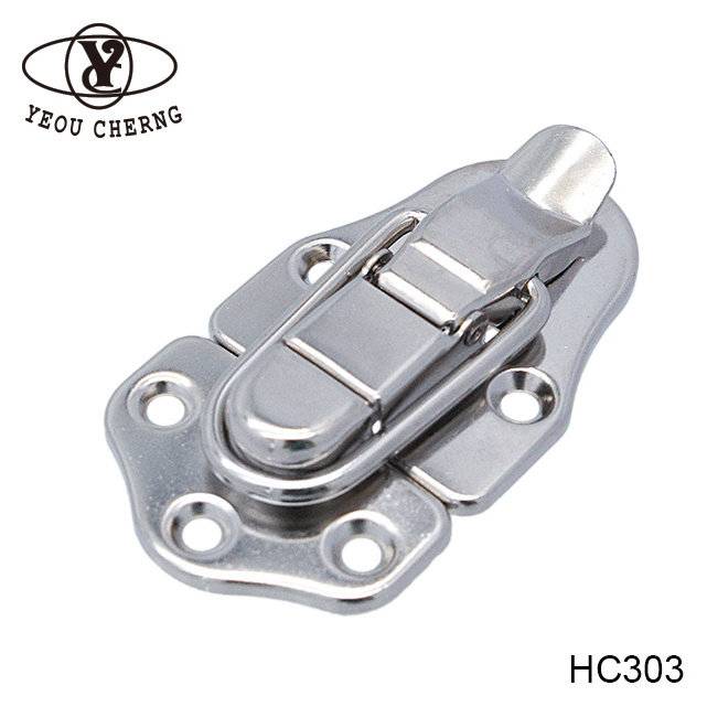 HC303 High Quality rotary toggle toolbox padlock latch lock for furniture case draw bolt catch tool box lock latch