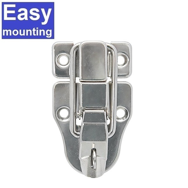 Hot selling Taiwan made customized durable solid HC304 vintage cabinet case locks for furniture craft case key lock hole