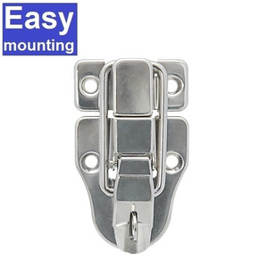 Hot selling Taiwan made customized durable solid HC304 vintage cabinet case locks for furniture craft case key lock hole