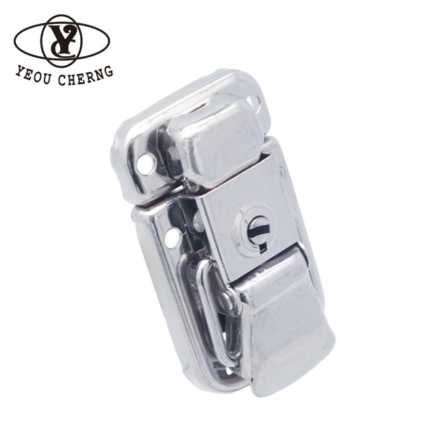 Rectangle fashion HC276 zinc metal latch catches lock hardware for high quality guitar case cosmetic aluminum jewelry box case