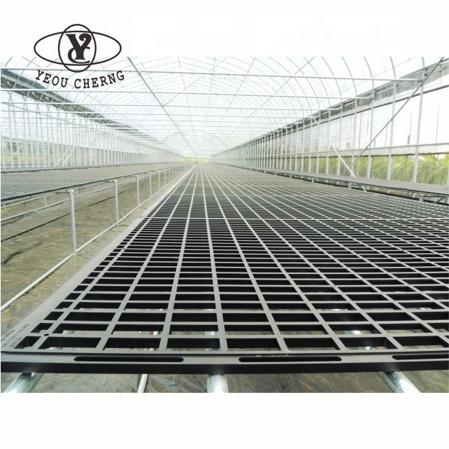 Durable flat panel 4ft x 5ft Greenhouse benches manufacturer seedling tray seedbed with UV protected grow tables