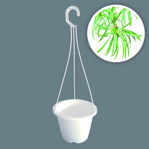 AIERMEI L-043 white modern hanging pots for green garden balcony flower arrange decoration