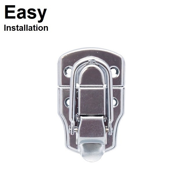 factory direct HC255 plated nickel clip lock for quick release tool box hardware locks simple good quality fashion special