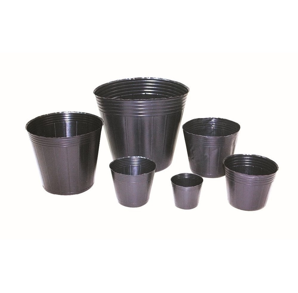 1 2 3 5 7 10 gallon black plastic cheap plant nursery pots SNP-045(C)