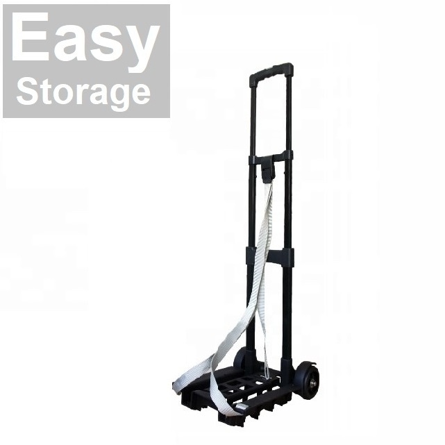 High quality shopping airport luggage smooth folding trolley cart