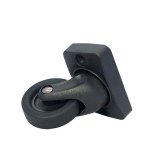 PU thread mute 360 degrees spinner DIY luggage swivel caster wheel D58 with flat mounting surface