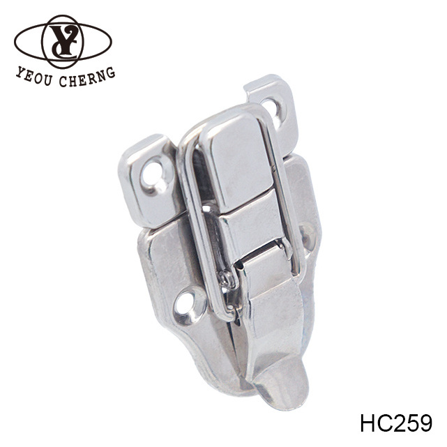 factory direct HC259 galvanizing zinc paddle lock for good quality case hardware fitting quick release square locks