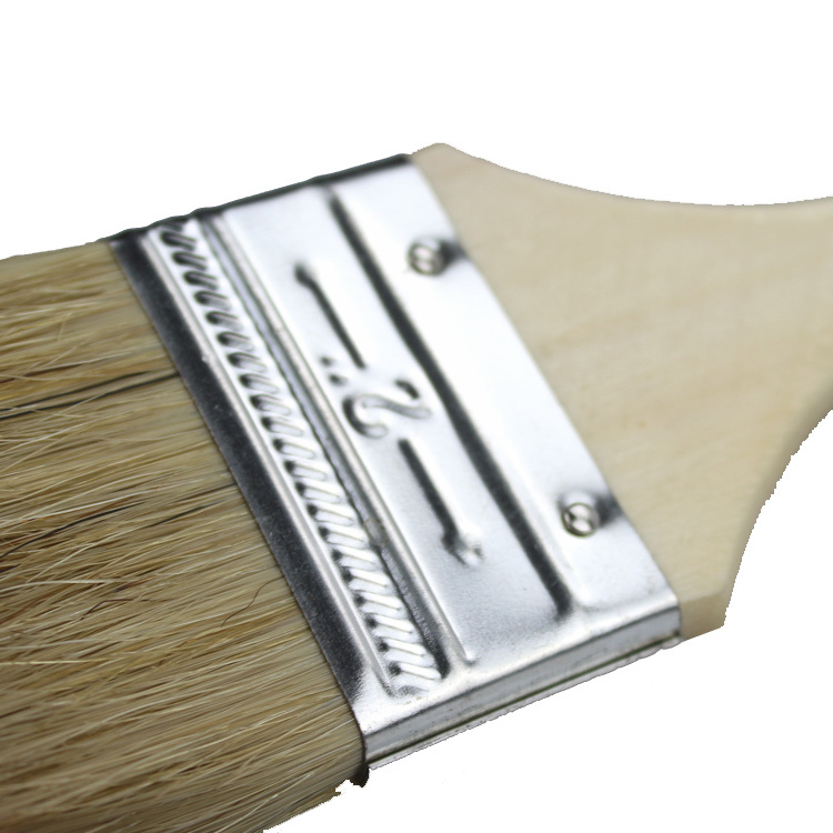 Yep Low Cost Cheap/Chip Wooden Handle Hog Bristle Paint Brush