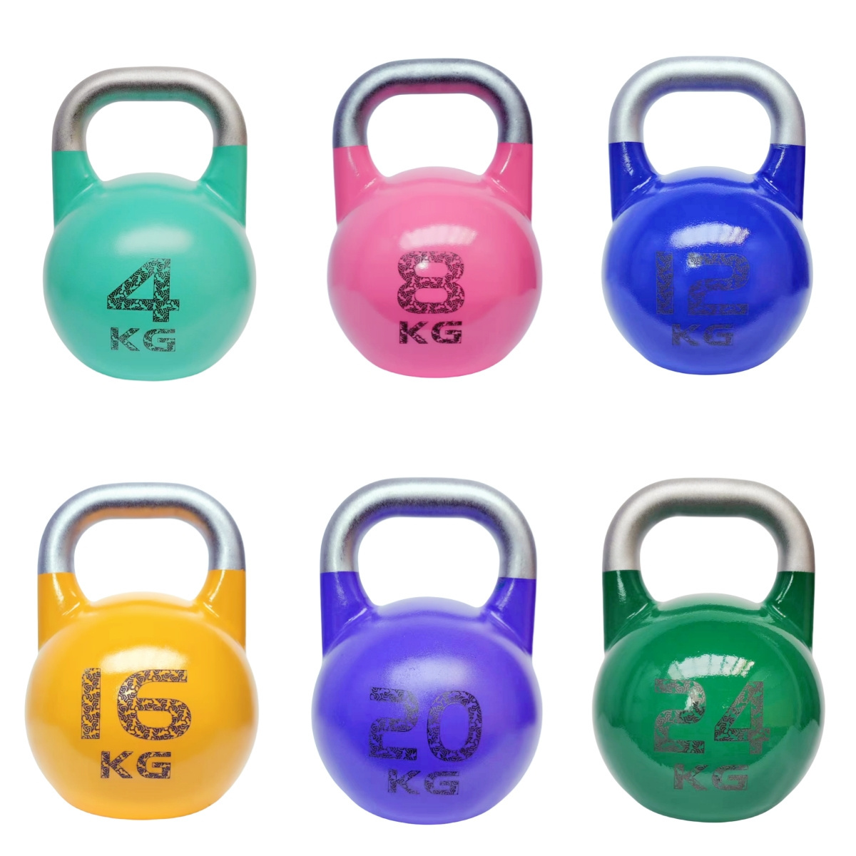 28KG OEM equipment Kettlebell Competition Kettlebell Set Handgrip Dumbbell 4-32kg Kettle Bells Set Kettlebell Weights