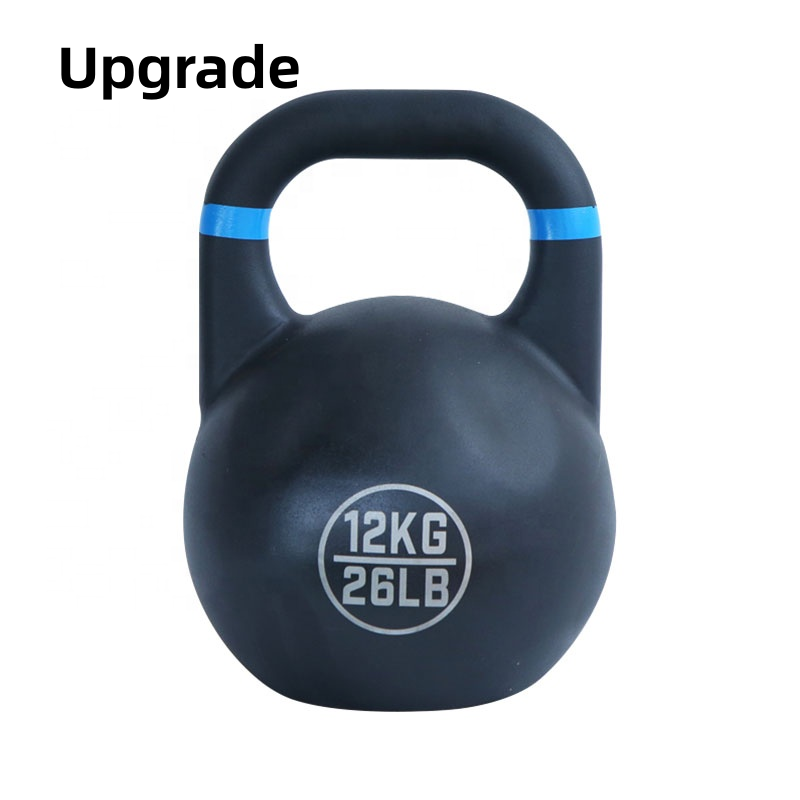 4KG Steel competitive kettlebell men's and women's fitness exercise training paint kettlebell