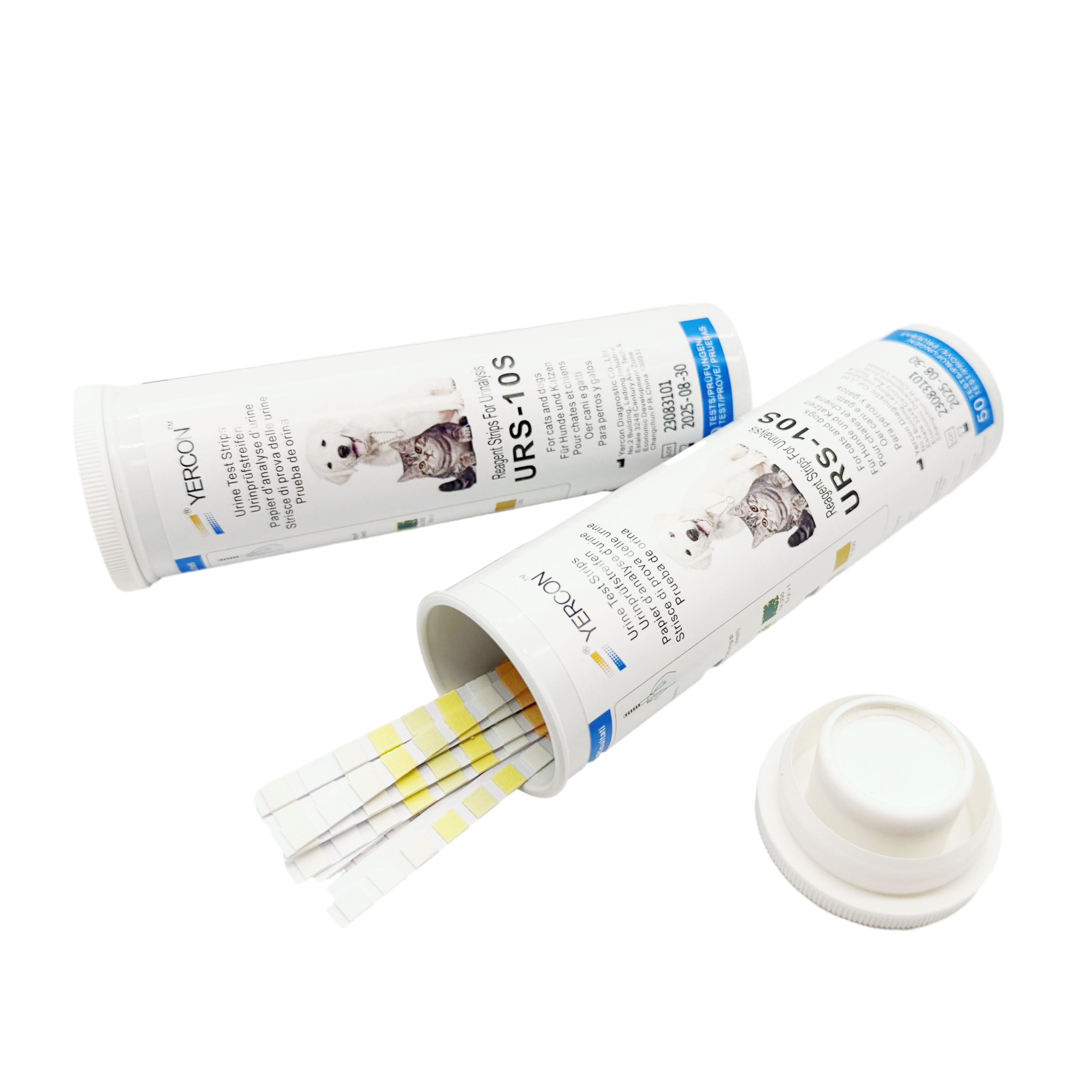 10 parameters Reagent test strips VET-10  for Animal pet urine test strips