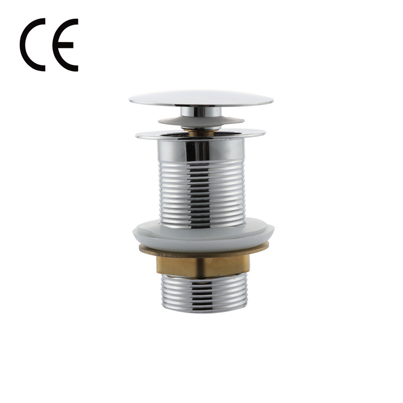 Push down Pop Up Stainless Steel Drain Click Clack SS Basin Drain Water Basin Waste