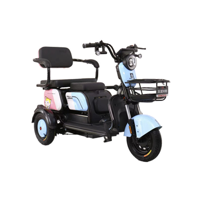 hot sale mini small 600W recreational load pedal drift bike enclosed electric adult scooter 3 wheel electric cargo tricycle