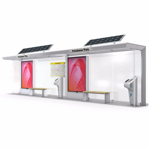 China factory outdoor solar bus shelter stop for sales