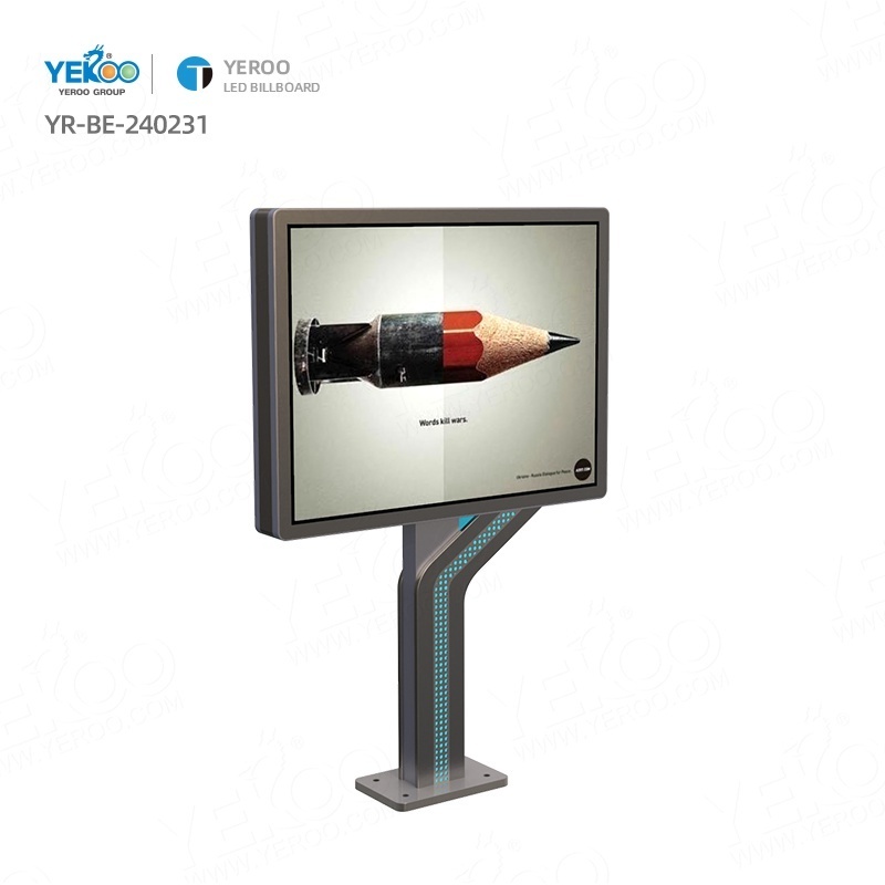 Highway Roadside Full Color P4 LED Screen Display Billboard