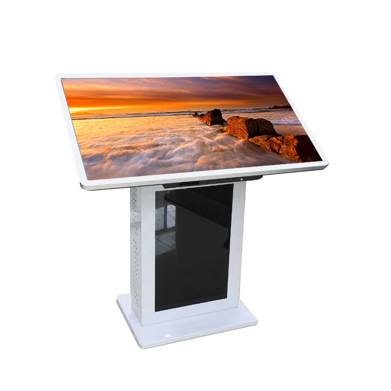 Floor stand digital signage touch screen kiosk display 43