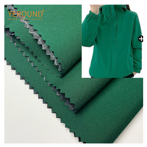 75D polyester plain fabric Film printing on the bottom of the fabric Outdoor waterproof windproof jacket  fabric