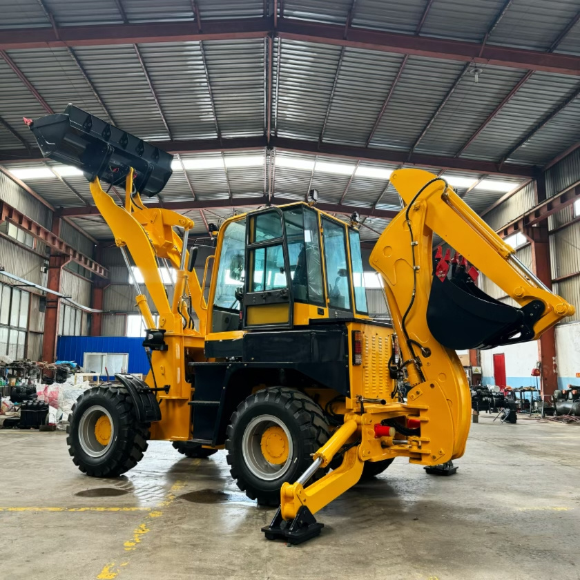 Mini 4x4 Compact Tractor Backhoe Loader WZ30-25 25 with Front End Loader Bucket Equipped with YUNI Engine Good Price for Sale