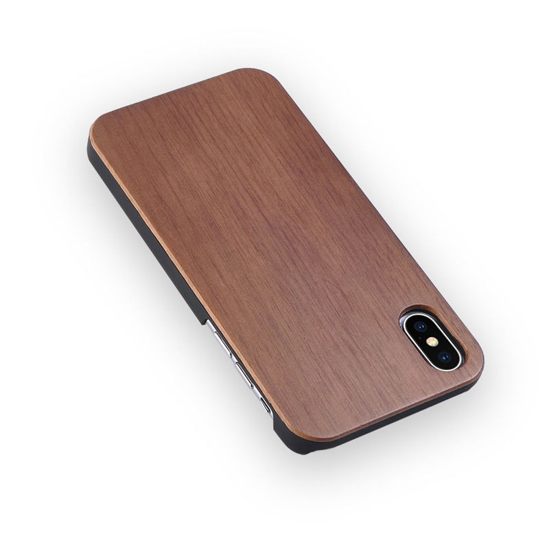 Guangzhou natural products Real Wood phone case PC blank wooden cases for iPhone X 5 6 7 7p 8 8p for samsung s8 wood case cover