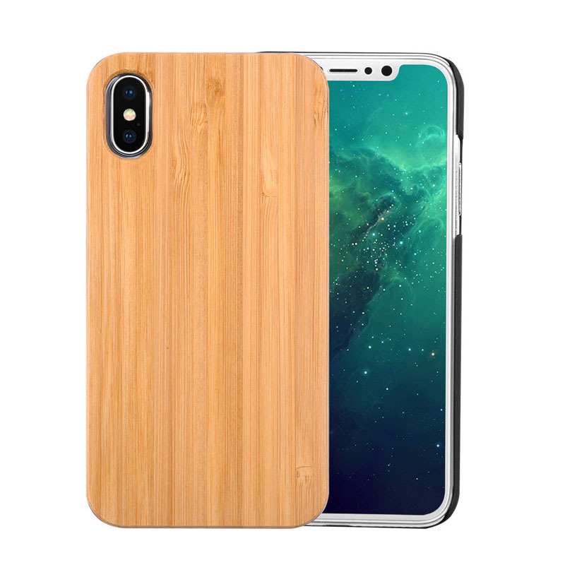 Guangzhou natural products Real Wood phone case PC blank wooden cases for iPhone X 5 6 7 7p 8 8p for samsung s8 wood case cover