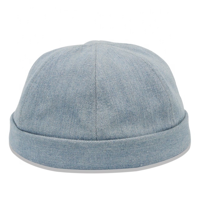 brimless docker hats sailor caps without brim