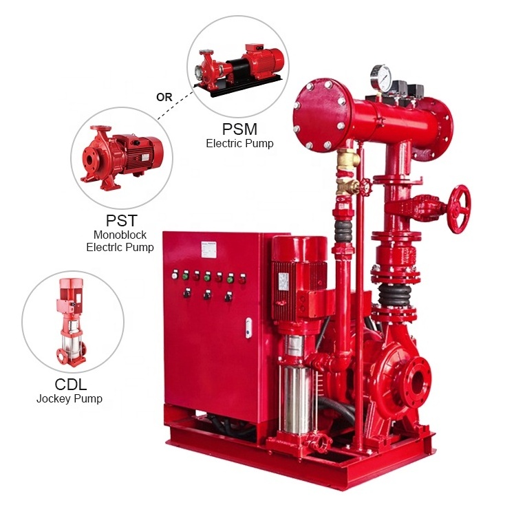 EJ High Pressure Electric Drive Booster Fire Pump System