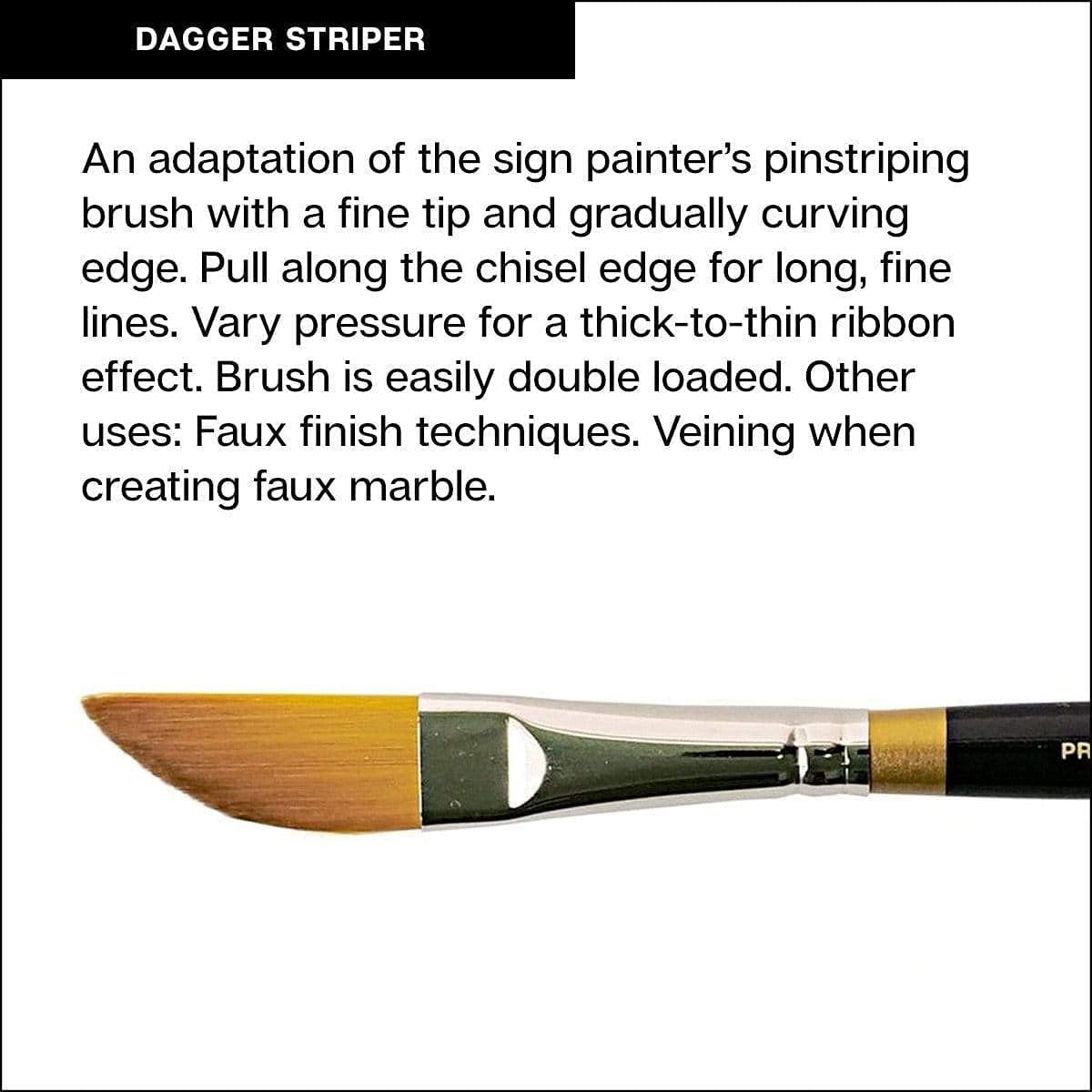 Artist Paint Brush Custom artist brush set dagger Sword Brush