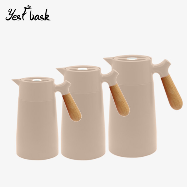 1.3L capacity kettle ss insulated filter set tea coffee water glass vacuum flask for hot water thermo jug carafe