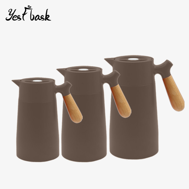 1.3L capacity kettle ss insulated filter set tea coffee water glass vacuum flask for hot water thermo jug carafe