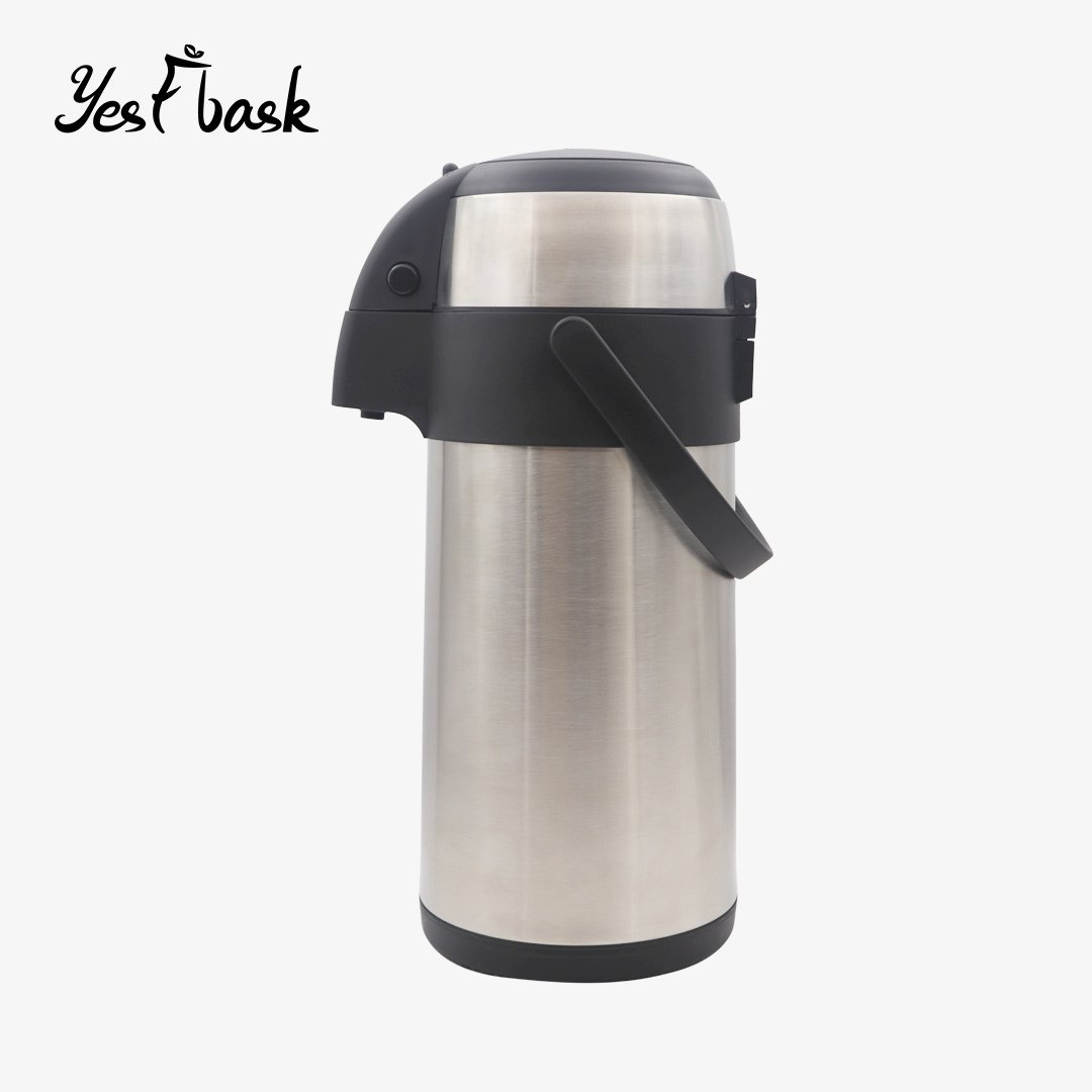 Amazon Hot Sales Airpot Thermal Superior Quality 2.5L 3.0L Stainless Steel Insulated Flask Thermal Coffee Carafe With Pump