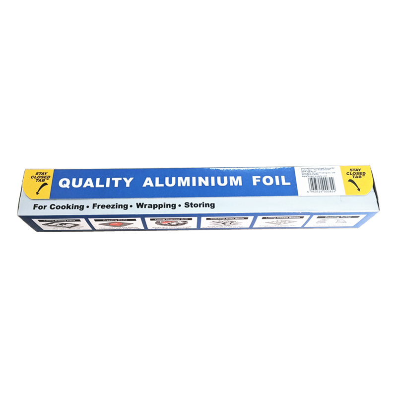 20M Heavy-duty Kitchen Use 8011 Aluminum Foil BBQ Bake Sheet Alu Foil Roll Multipurpose Food Grade Aluminum Foil Jumbo Roll