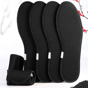 Odor Absorbing Activated Charcoal Shoe Insoles  Healthy Bamboo Carbon Insoles Odor Stopper Cushion Insoles