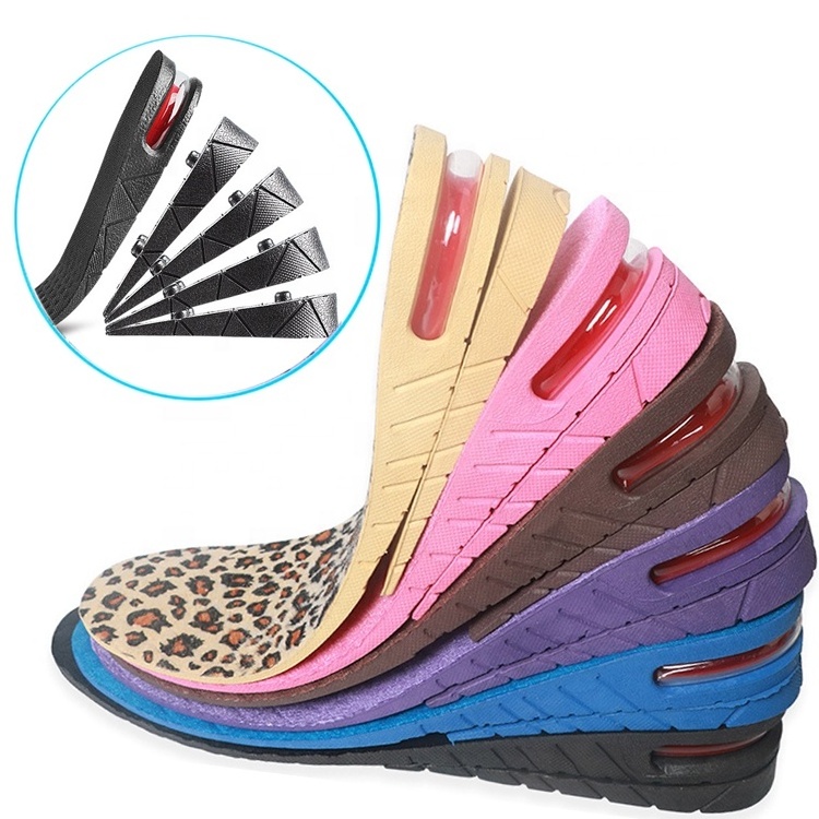 factory sale 3-11cm upheight increase shoes men  heel lifts adjustable invisible height increased insoles (5 layers)