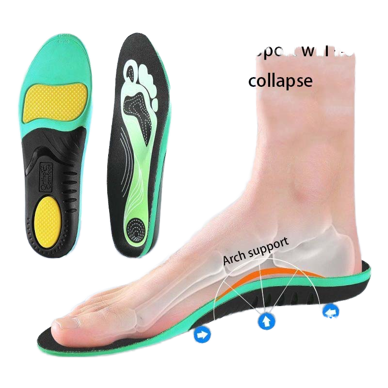 Flat foot orthotic insoles Shoe pad plantar fasciitis orthopedic insole for shoe