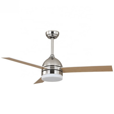 720 LED Ceiling Fans with Chandelier light Remote Control dc motor modern 42/48/52 inch 3 MDF Blades ceiling fan with led light