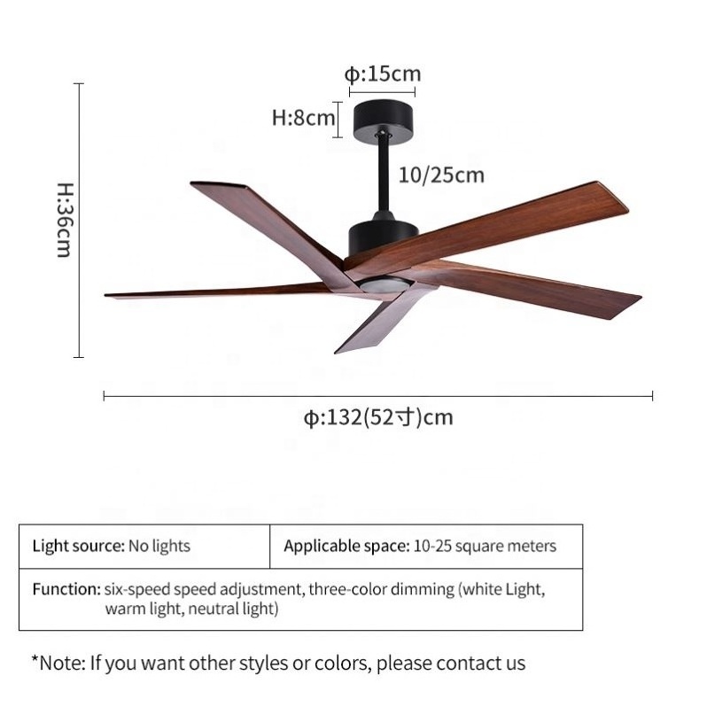 C046 52inch ceiling fan with light kit  with remote control 52inch ceiling fan with light kit